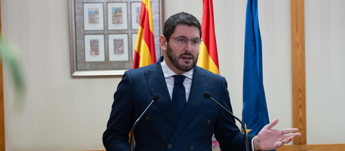 Alejandro Nolasco, vicepresidente primero de Aragón y líder de Vox en la región