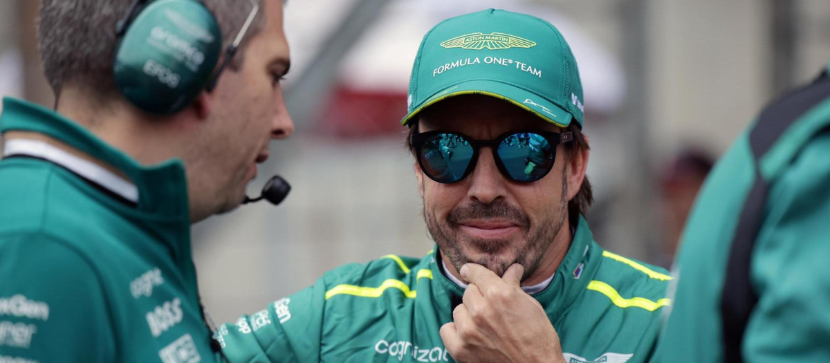 Fernando Alonso, antes de la clasificación para el Gran Premio de China