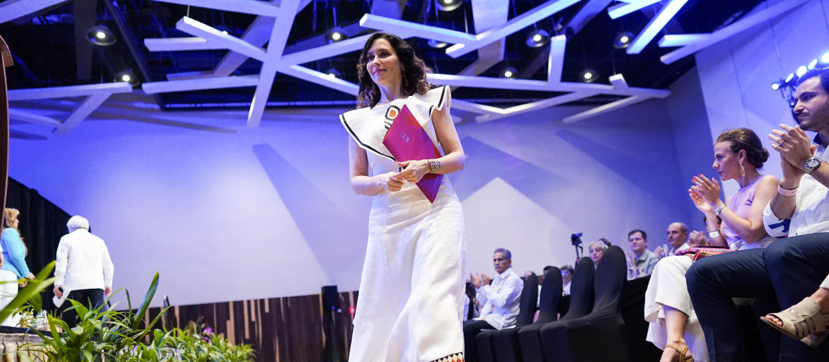La presidenta de la Comunidad de Madrid, Isabel Díaz Ayuso