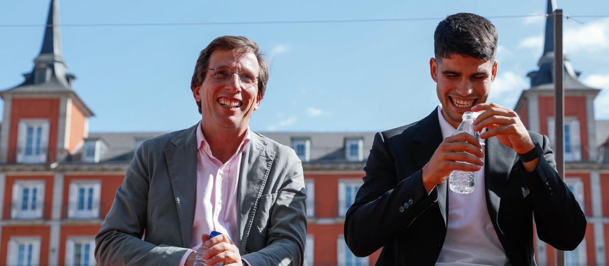 José Luis Martínez-Almeida y Carlos Alcaraz