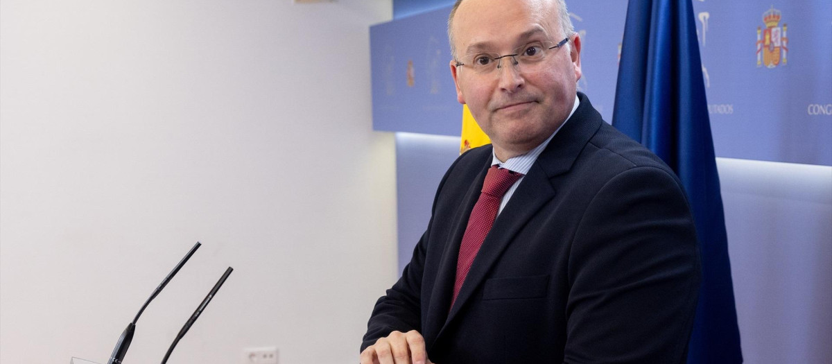 El portavoz del PP en el Congreso, Miguel Tellado.