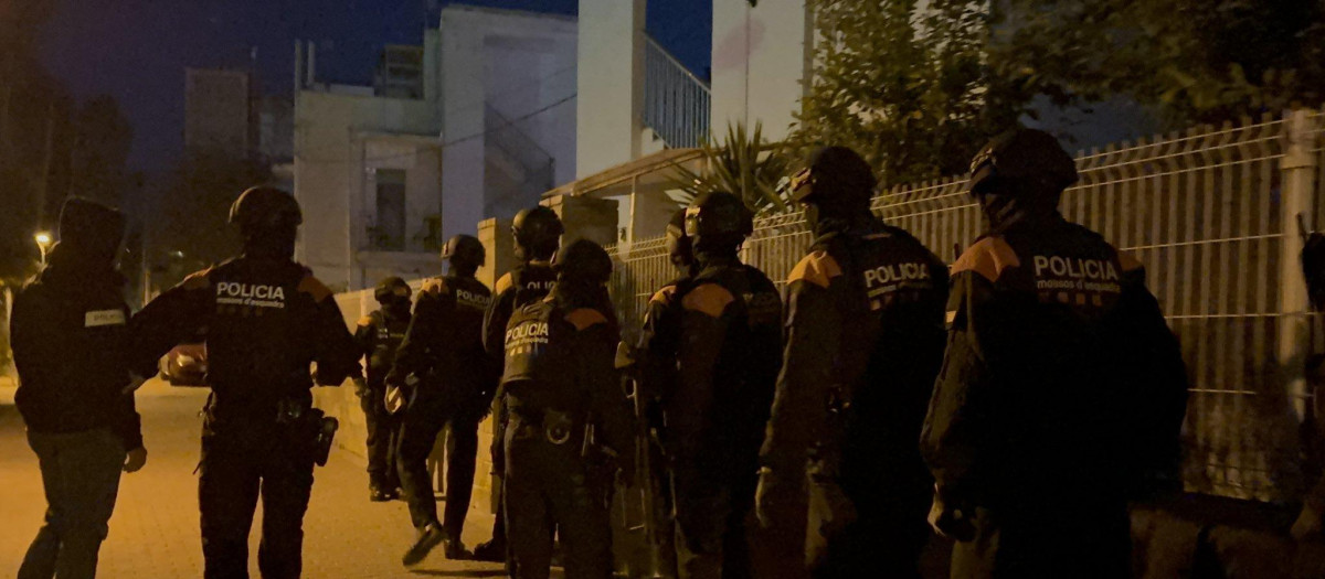 Dispositivo de los Mossos d'Esquadra en la provincia de Tarragona.