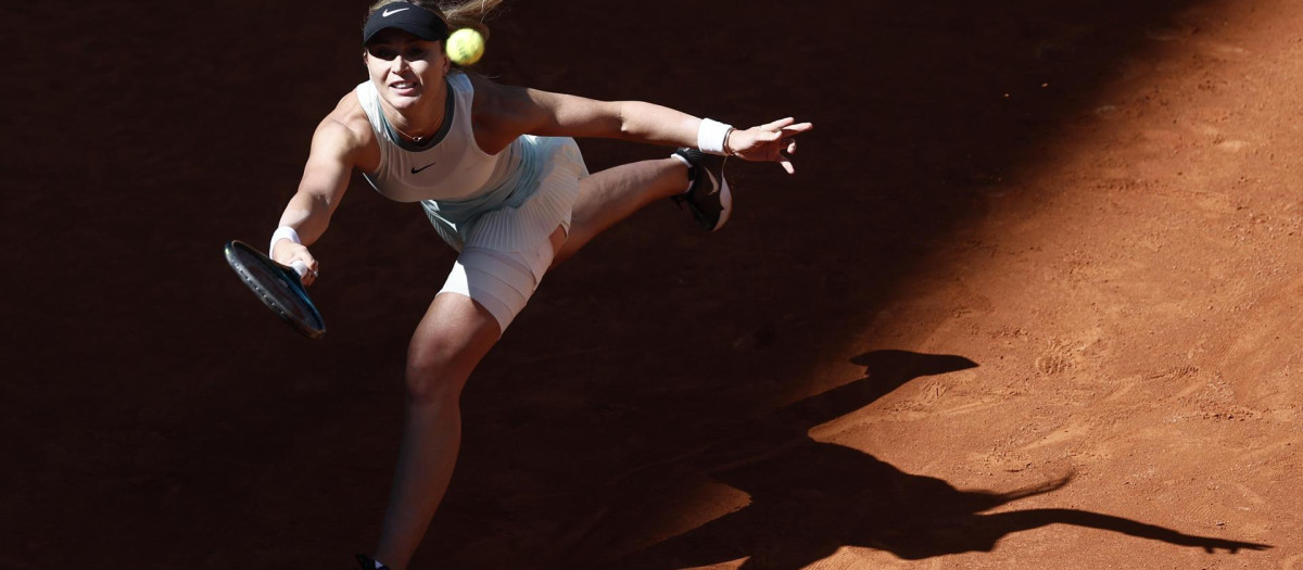 Paula Badosa debutó en esta edición del Mutua Madrid Open ante la española Jessica Bouzas, prodecente de la fase previa