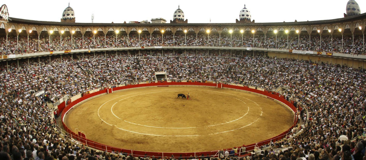 La Monumental de Barcelona, durante el último festejo taurino celebrado en septiembre de 2011