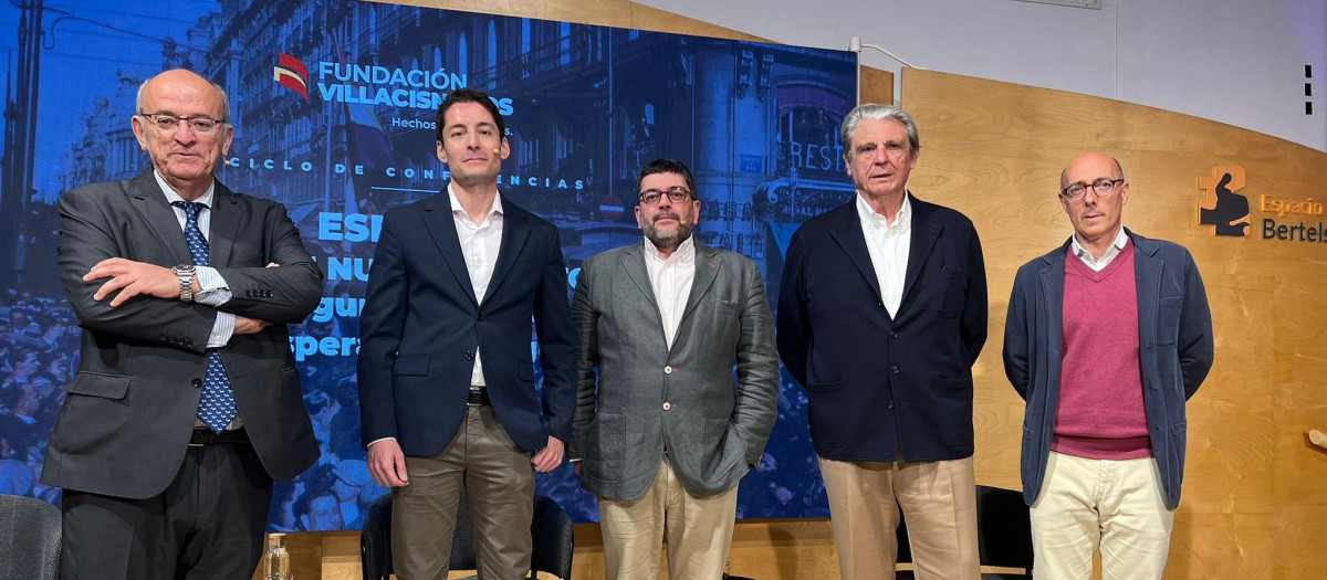 Ponentes de la tercera jornada del ciclo de conferencias de Fundación Villacisneros España: hitos de nuestra historia