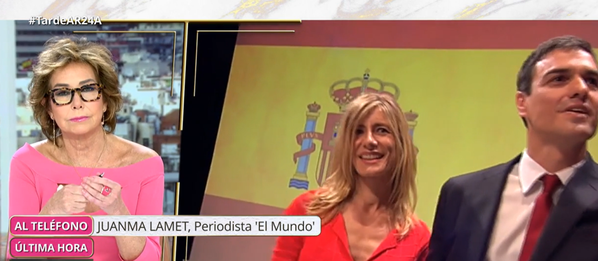 Ana Rosa, en el programa del miércoles 24 de abril en TardeAR