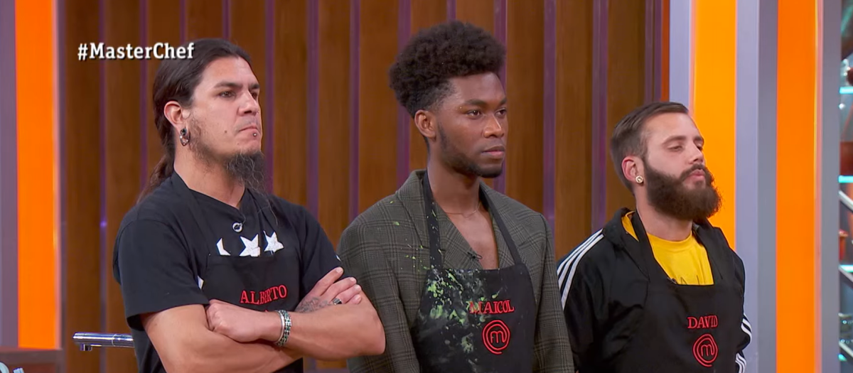 Momento de eliminación en MasterChef 12