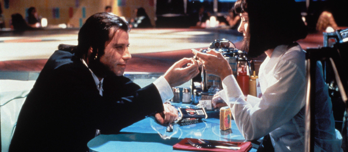 John Travolta y Uma Turman, en Pulp Fiction