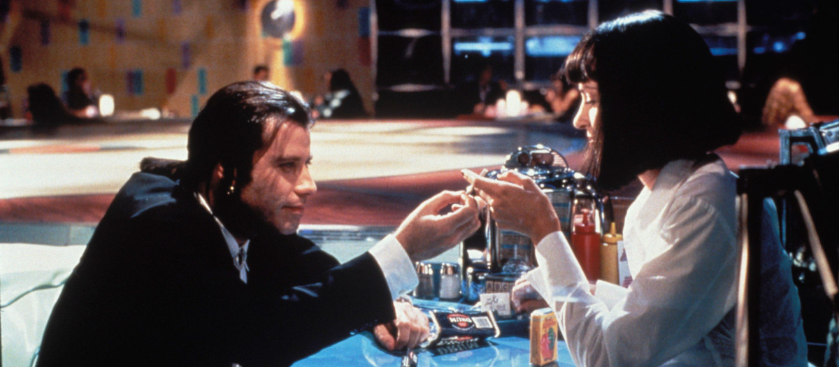 John Travolta y Uma Turman, en Pulp Fiction