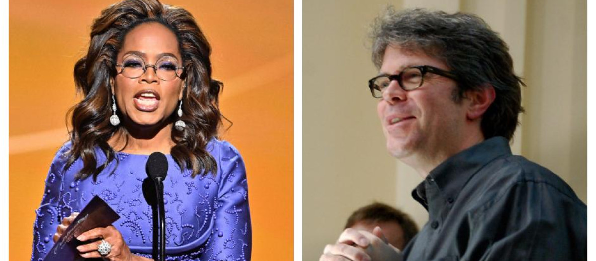 Oprah Winfrey y Jonathan Franzen