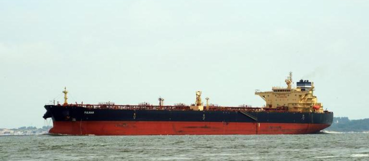 Petrolero en aguas del mar Rojo