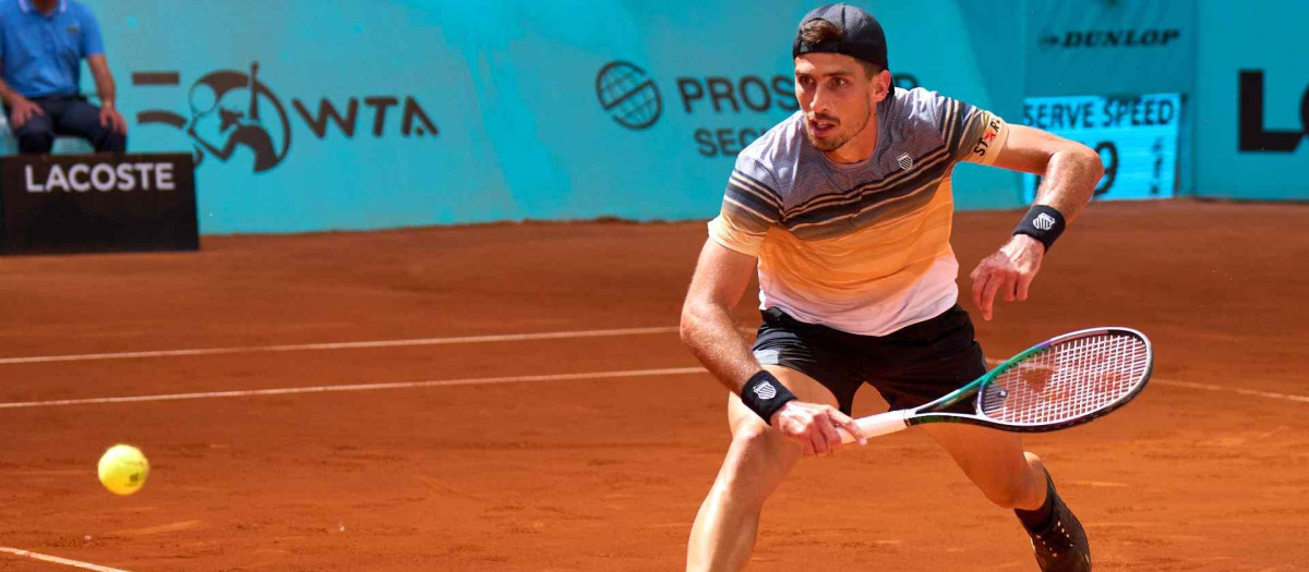 Pedro Cachín llevaba seis meses sin ganar antes de llegar al Mutua Madrid Open