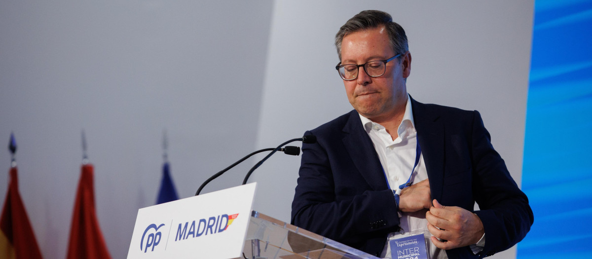 El secretario general del PP de Madrid, Alfonso Serrano