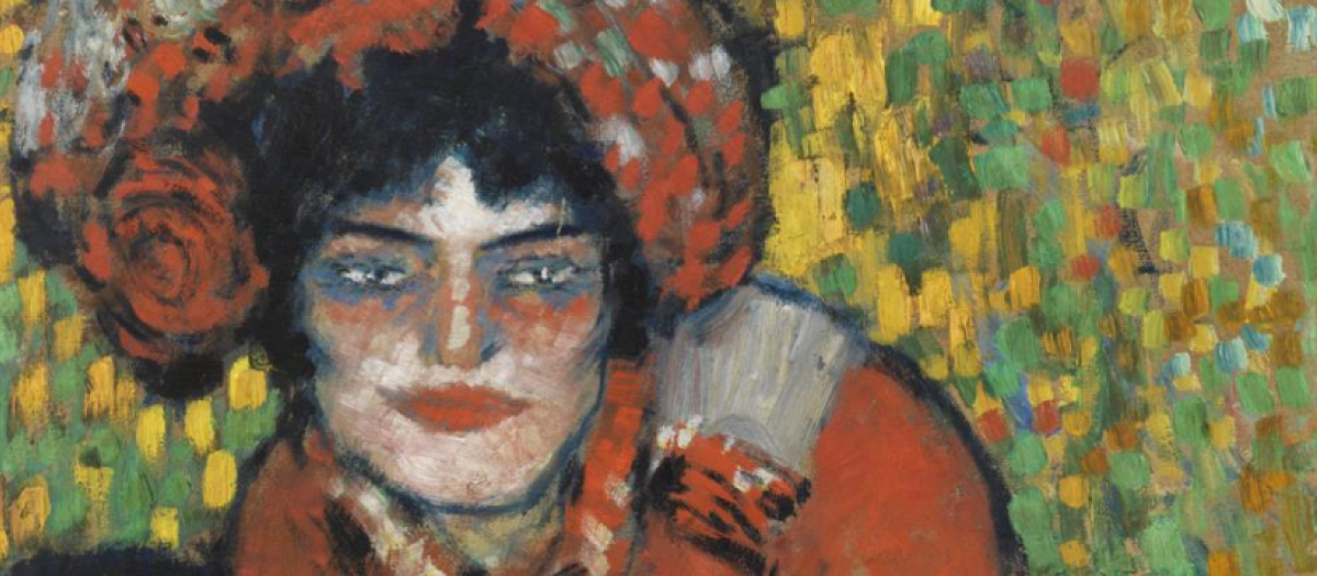 Detalle de 'L'espera (Margot)', una de las obras de Picasso expuestas en el museo.