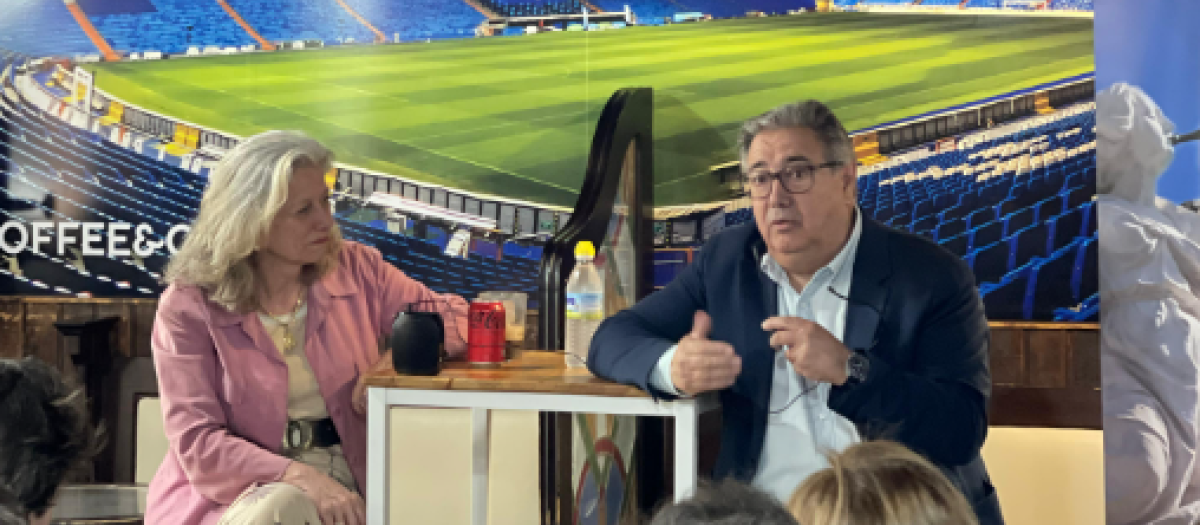 El europarlamentario Juan Ignacio Zoido, durante su intervención