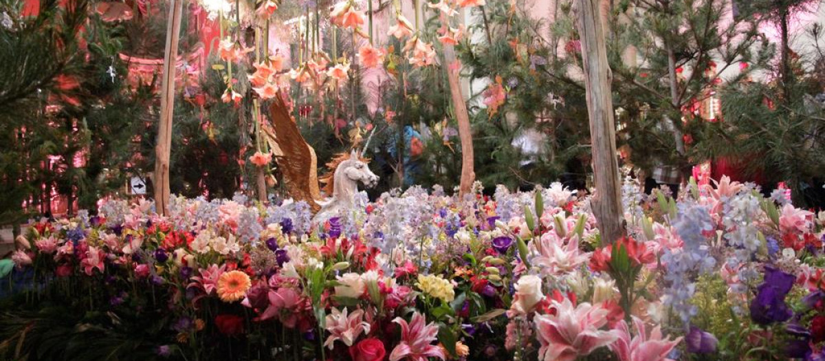 Bosque de hadas en la capilla de Sant Lluc, durante la pasada edición del Temps de Flors