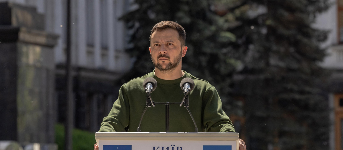 El presidente ucraniano Volodimir Zelenski