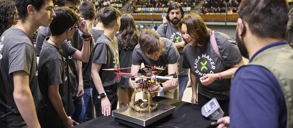 Una edición anterior de la competición de drones