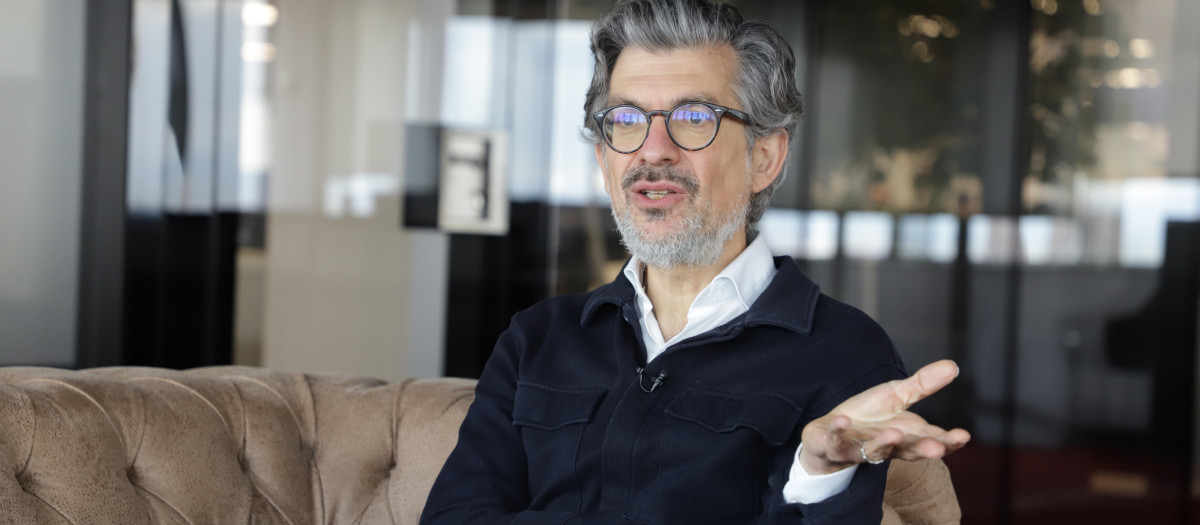 Fabrice Hadjad en la redacción de El Debate