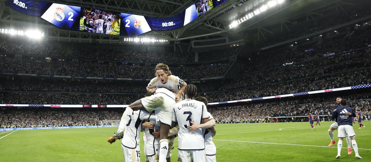 El videomarcador 360º del Santiago Bernabéu se estrenó el pasado 21 de abril