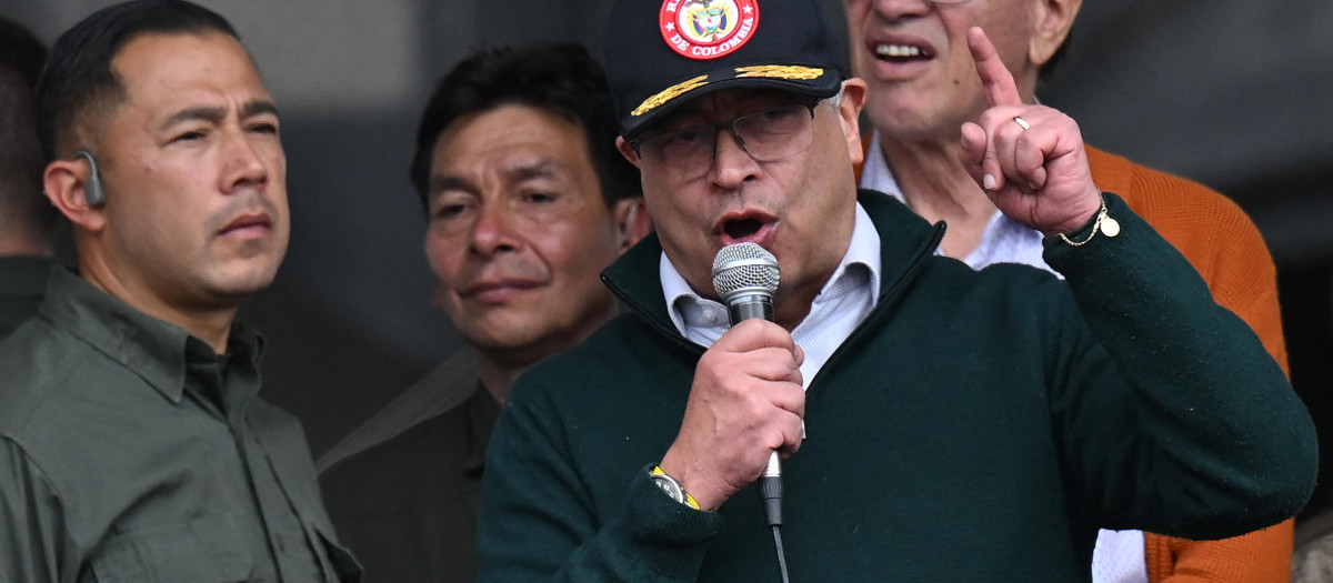 Gustavo Petro anunció la ruptura de las relaciones entre Colombia e Israel