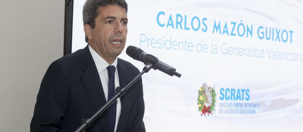 El presidente de la Comunidad Valenciana Carlos Mazón