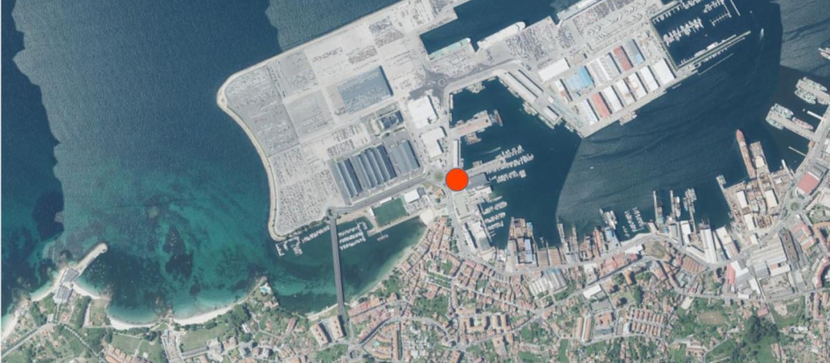 Ubicación de la nueva gasolinera de hidrógeno de Vigo