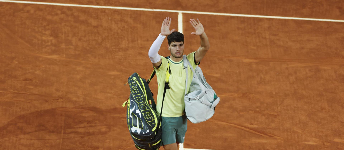 Alcaraz se despide de Madrid tras caer ante Rublev