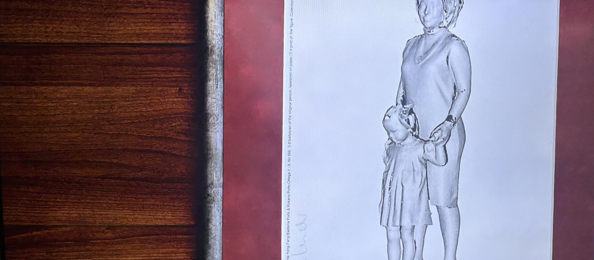 Imagen de Rosario y Asunta producida por el proyecto '1:9, CGAC, 2003'. Es un plano del documental