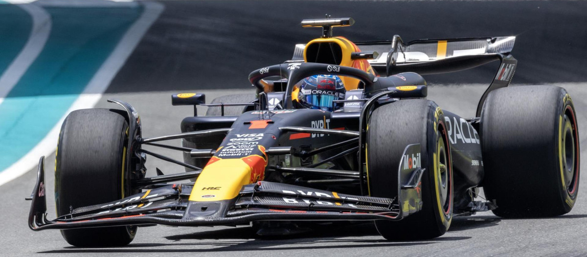 Max Verstappen en el trazado de Miami