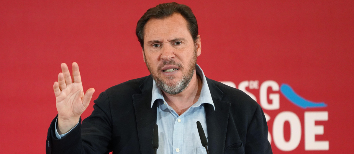 El ministro de Transportes, Óscar Puente
