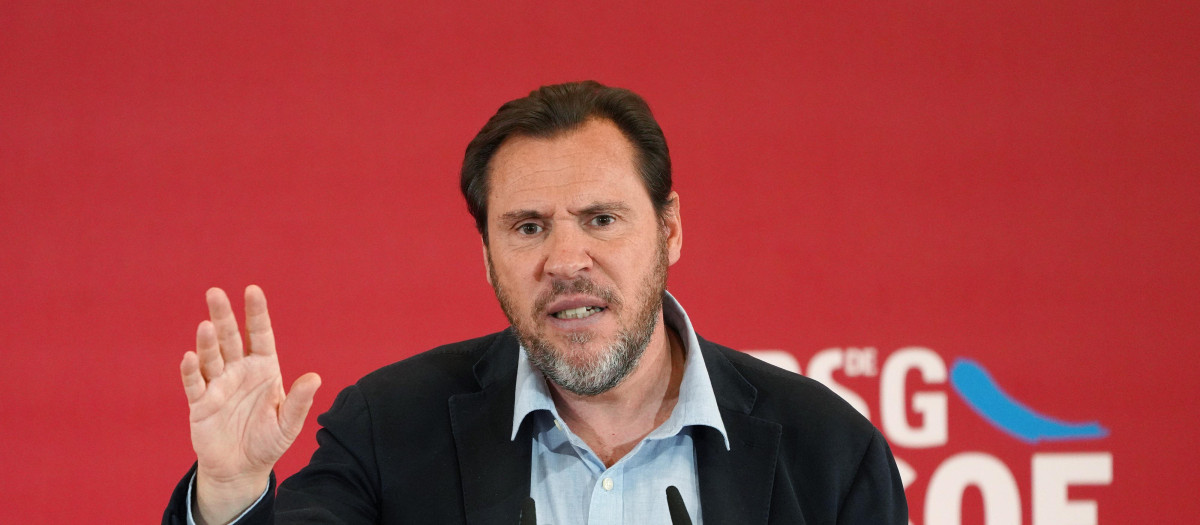 El ministro de Transportes, Óscar Puente