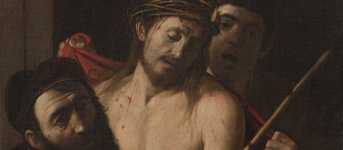 Detalle del Ecce Homo de Caravaggio