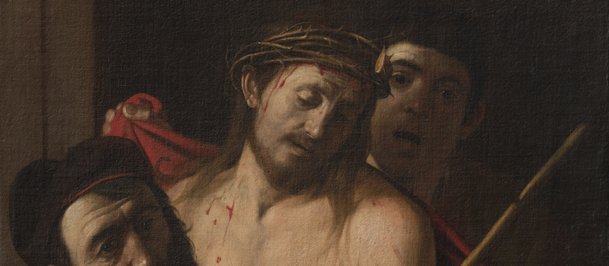Detalle del Ecce Homo de Caravaggio