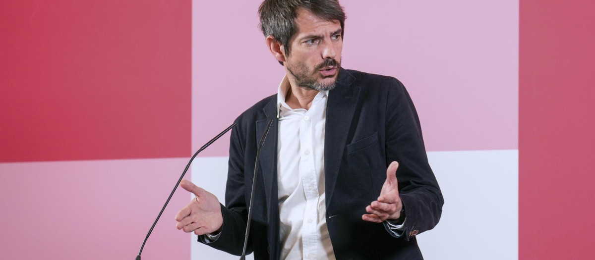 El portavoz de Sumar, el ministro de Cultura, Ernest Urtasun
