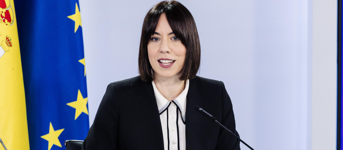 La ministra de Universidades, Diana Morant, en rueda de prensa