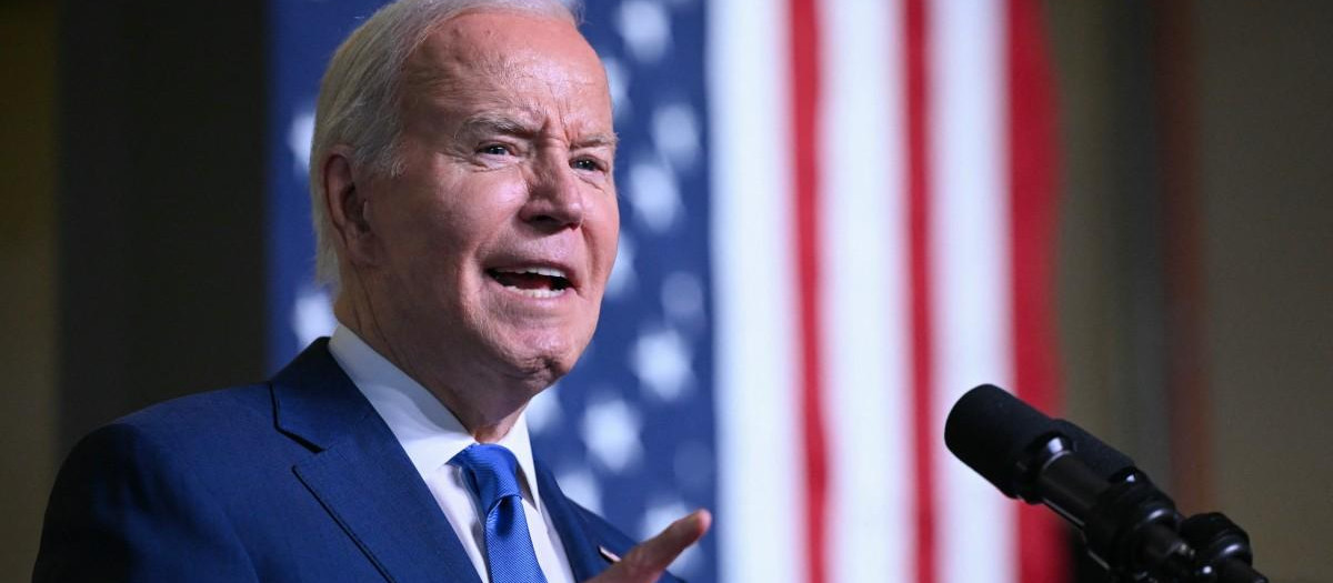 Joe Biden, durante un acto oficial