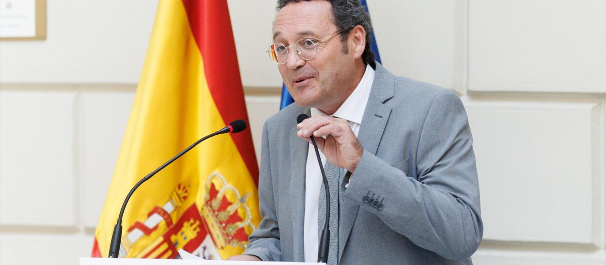 El fiscal general del Estado, Álvaro García Ortiz, durante la presentación de los avances en la transformación digital de la Fiscalía, en la Fiscalía General del Estado, a 20 de septiembre de 2023, en Madrid (España). La Fiscalía General del Estado y el Ministerio de Justicia han presentado los avances obtenidos en la transformación digital de la Fiscalía española. Durante este acto se han expuesto algunos de los proyectos tecnológicos más innovadores aplicados al Ministerio Fiscal para mejorar el servicio a la ciudadanía.
20 SEPTIEMBRE 2023;JUSTICIA;FISCALÍA GENERAL DEL ESTADO;
Eduardo Parra / Europa Press
(Foto de ARCHIVO)
20/9/2023