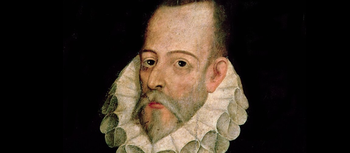 Retrato de Cervantes atribuido a Juan de Jáuregui