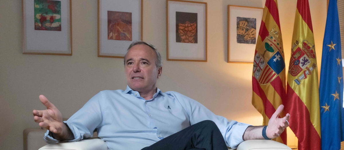 El presidente de Aragón, Jorge Azcón