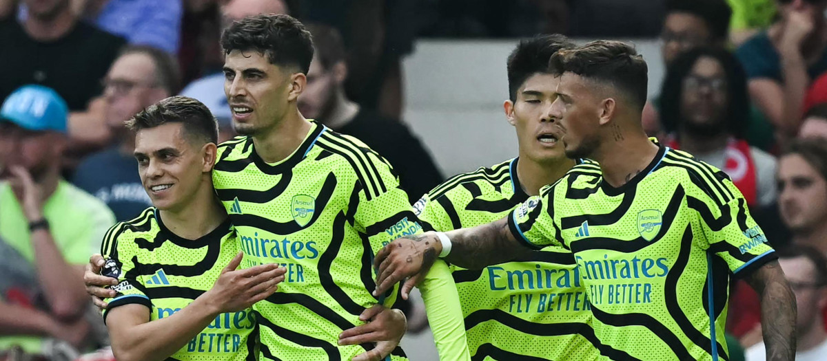 El Arsenal conquistó Old Trafford gracias a un gol de Leandro Trossard