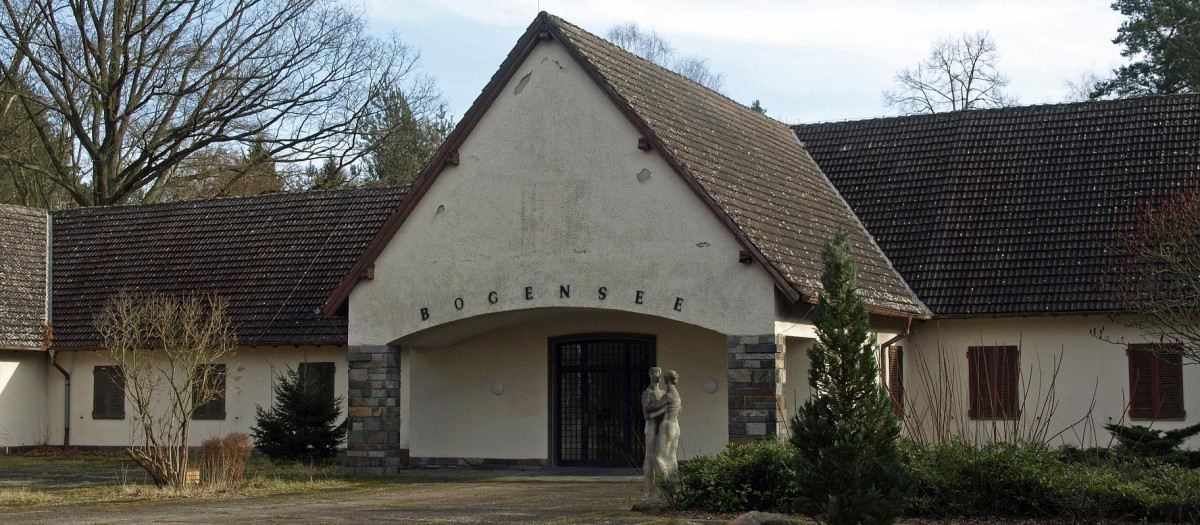 La villa de Goebbles en Bogensee, cerca de la ciudad de Wandlitz, a unos 40 kilómetros al norte de Berlín