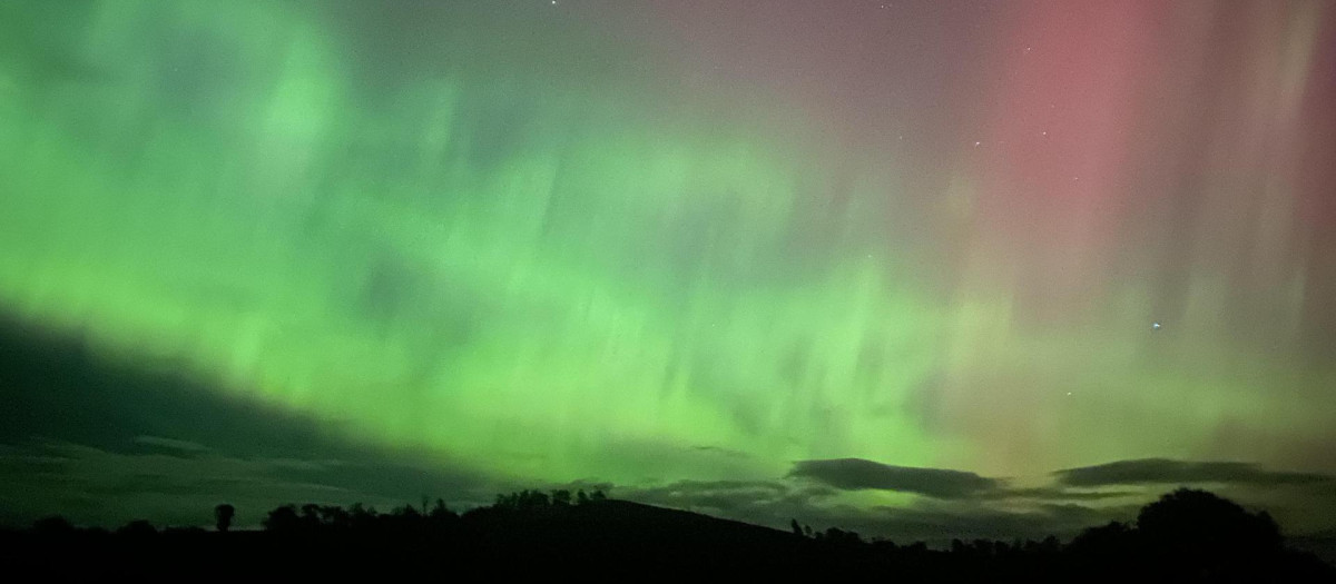Aurora boreal en Australia, la madrugada del sábado