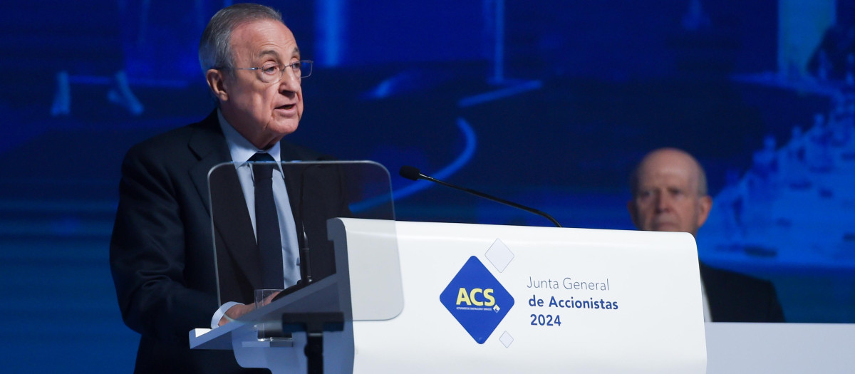 El presidente de ACS, Florentino Pérez