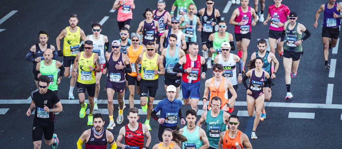 Imagen de la maratón en Madrid