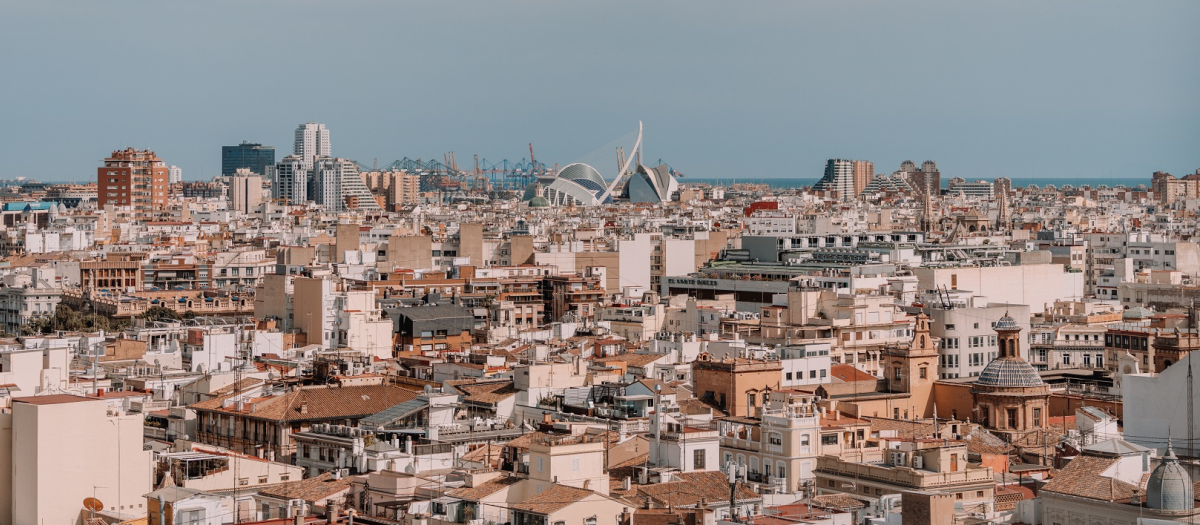 Vista de la ciudad de Valencia
