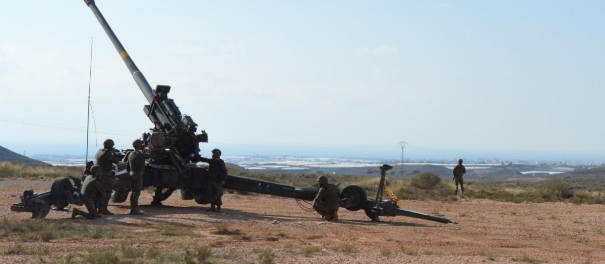 Obús de artillería de costa del Ejército de Tierra