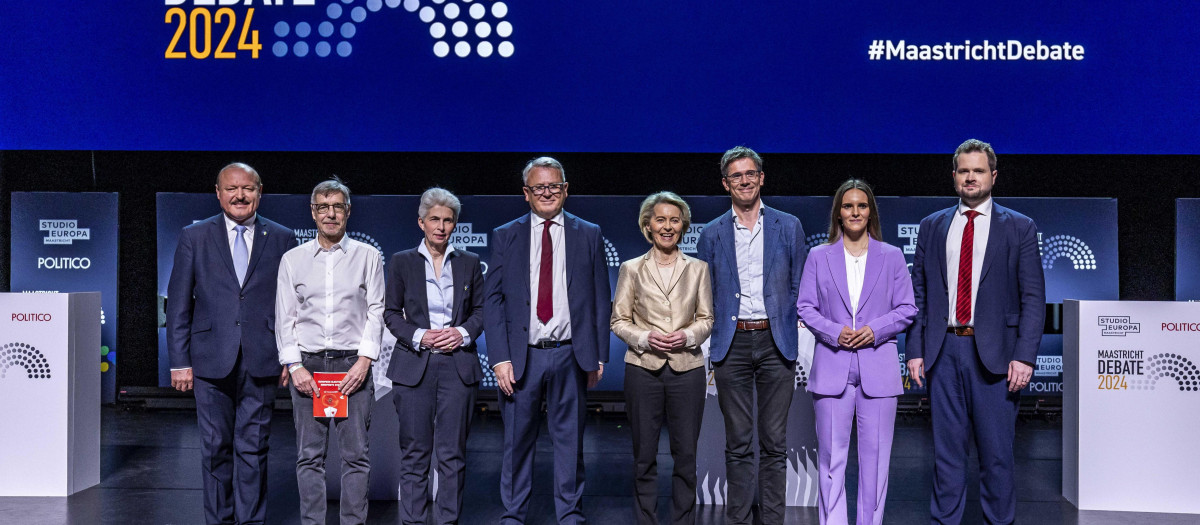 En el debate que tuvo lugar el 29 de abril en la Universidad de Maastrich sí que fueron aceptados todos los candidatos