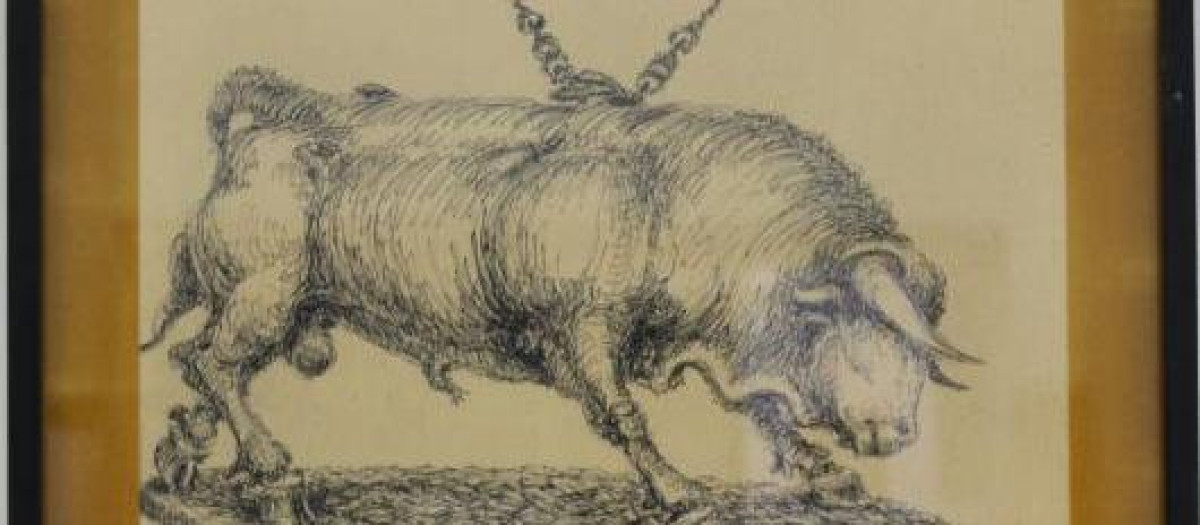 Una pintura de Benlliure incautada por la Policía Nacional adscrita a la Generalitat Valenciana