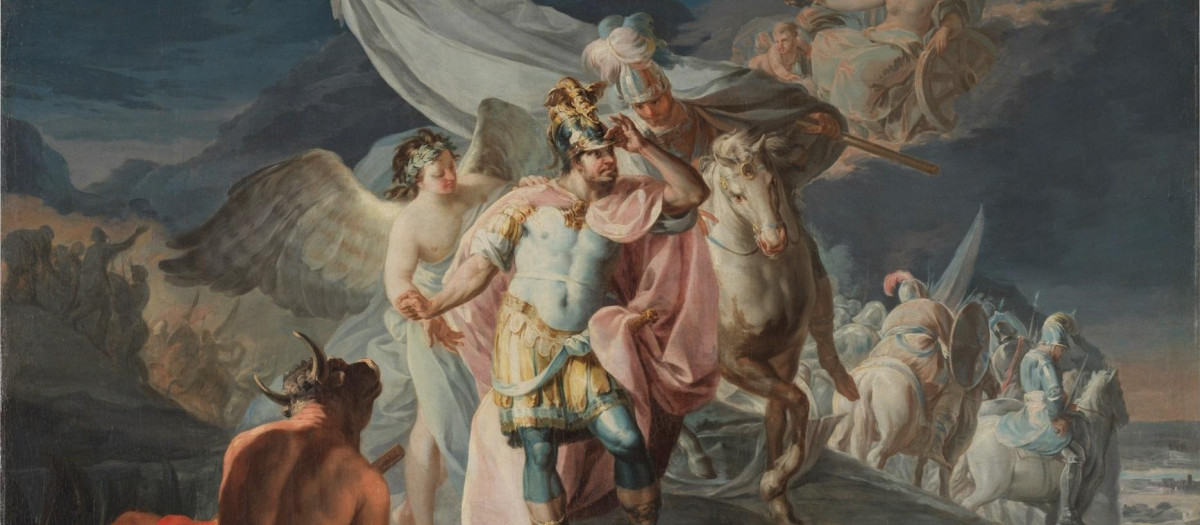 'Aníbal vencedor contempla por primera vez Italia desde los Alpes', de Francisco de Goya.